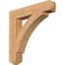 Ekena Millwork Thorton Craftsman Smooth Bracket, Western Red Cedar, 5 1/2"W x 32"D x 32"H BKT06X32X32THR04SWR - alternate 1